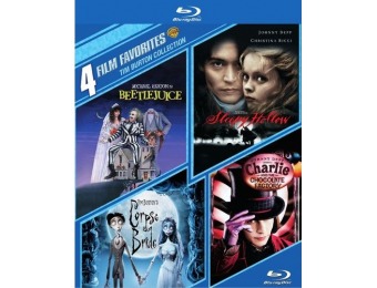 65% off Tim Burton Collection: 4 Film Favorites (Blu-ray)