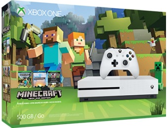 $50 off Xbox One S Minecraft Favorites Bundle (500GB)