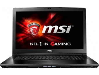 $300 off MSI 17.3" Laptop - Core i5, 32GB, 1TB, 256GB SSD, GTX 960M