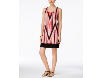 80% off Ny Collection Sleeveless Printed Shift Dress