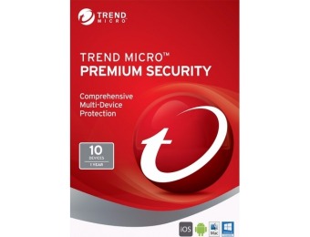 70% off Trend Micro Premium Security (10-Devices) (1-Year)