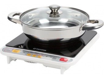 64% off Tatung TIH-F1500HU 1500W Cooktop with Stainless Steel Pot