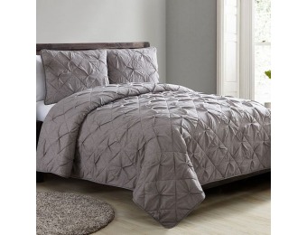 75% off Vcny Jackie Quilt Set, Grey