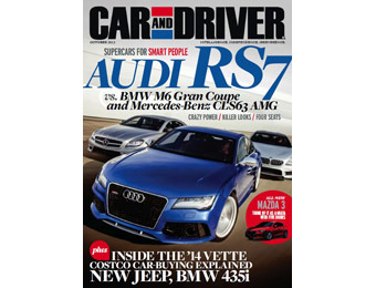 90% off Car and Driver Magazine Subscription, $4.99 / 12 Issues