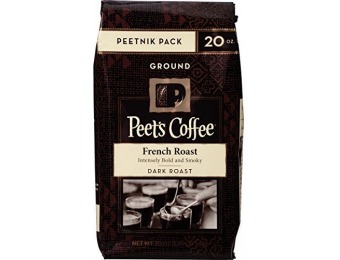 65% off Peet's Coffee Peetnik Pack French Roast Ground 20oz. Bag