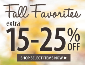 Extra 15% to 25% off Fall Favorites at Sierra Trading Post