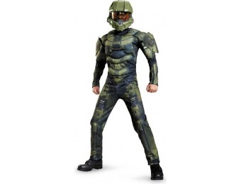 70% off Boys' Halo Master Chief Muscle Costume