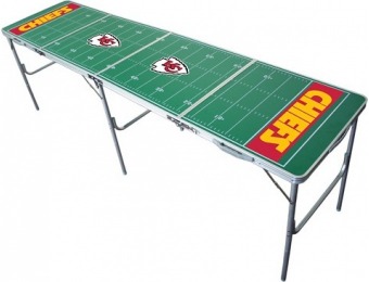 64% off NFL Kansas City Chiefs Tailgate Table - 2'x8'