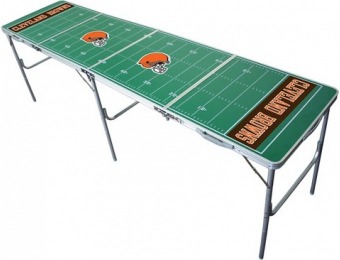 64% off NFL Cleveland Browns Tailgate Table - 2'x8'
