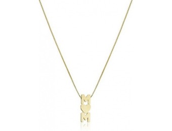 91% off 14k Yellow Gold Floating Mom Pendant Necklace