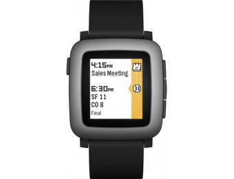 65% off Pebble Time Smartwatch 38mm Polycarbonate