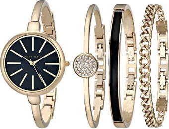$100 off Anne Klein Gold-Tone Watch and Bracelet Set