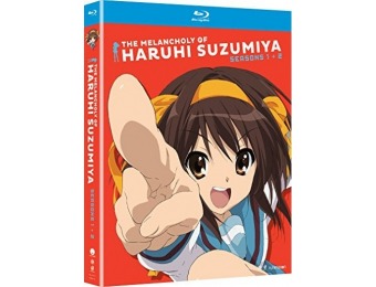 77% off The Melancholy of Haruhi Suzumiya: Seasons 1 & 2 (Blu-ray)