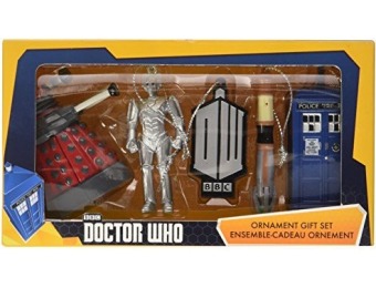 78% off Kurt Adler Doctor Who 2D Printed Ornament Gift Box, Set of 5