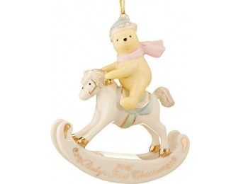 91% off Lenox 2016 Pooh Baby's 1st Christmas Ornament