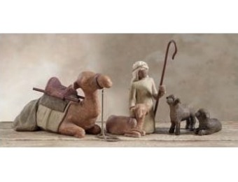 71% off Willow Tree Shepherd and Stable Animals