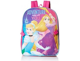 81% off Disney Little Girls Princess Adventure Backpack with Lunch Bag