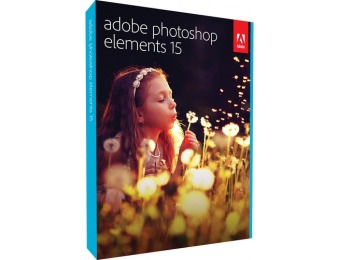 40% off + $10 Gift Card Adobe Photoshop Elements 15 - Mac|Win