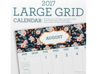 83% off DaySpring Large Grid Fashion Wall Calendar