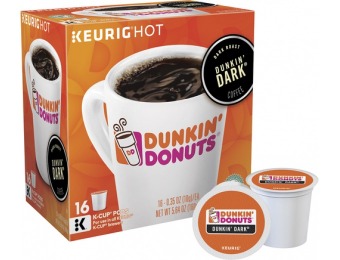 42% off Dunkin' Donuts K-Cup Pods (16-Pack)
