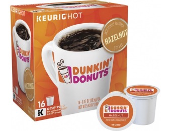 31% off Dunkin' Donuts Hazelnut Flavor K-Cup Pods (16-Pack)