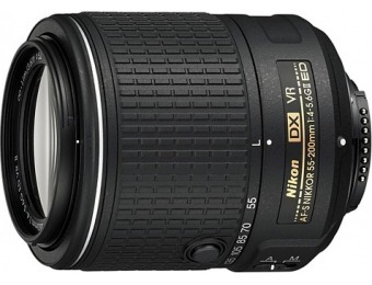 63% off Nikon AF-S DX Nikkor 55-200mm f/4-5.6G ED VR II Lens