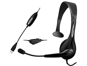 68% off Dynex DX-840 USB Headset with Noise-Canceling Microphone