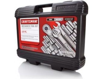 $40 off Craftsman 137 Pc. Mechanics Tool Set (00933137)
