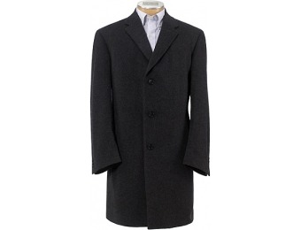 80% off Signature Collection Tradtional Fit 3/4 Length Topcoat