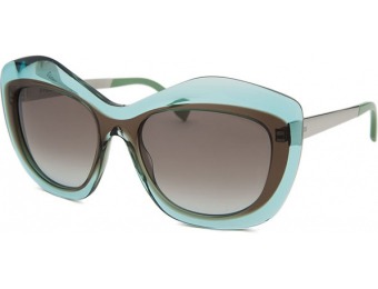 87% off Fendi Women's Fashion Blue & Brown Sunglasses