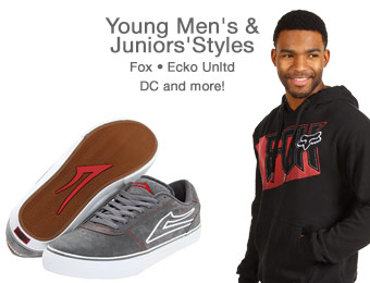 Up to 85% off Young Men's & Juniors' Styles Fox, Roxy & More