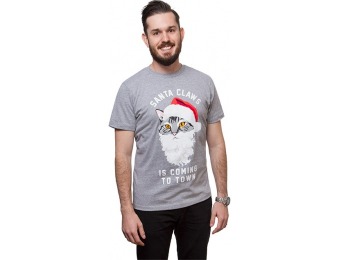 50% off Santa Claws is Coming to Town Tee