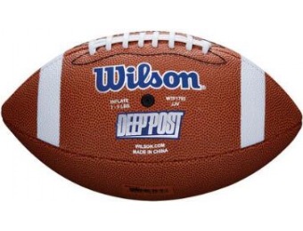 50% off Wilson NFL Deep Post Junior Football
