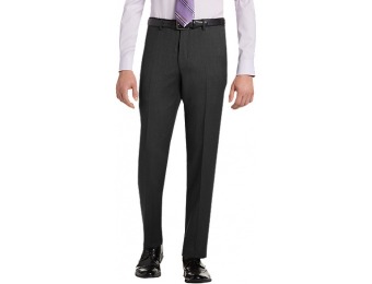70% off Classic Collection Men's Slim Fit Plain Front Trousers
