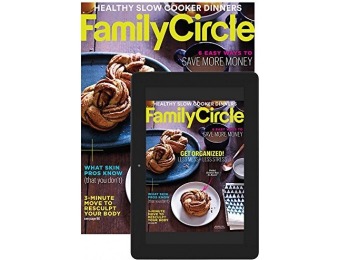 86% off Family Circle Magazine All Access - 12 issues / 12 months