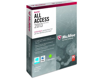 Free after $70 Rebate: McAfee All Access 2013 + 8GB Flash Drive