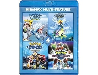 83% off Pokemon 4 Film Series (Blu-ray)