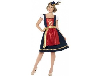 90% off Smiffy's Women's Traditional Deluxe Claudia Bavarian Costume