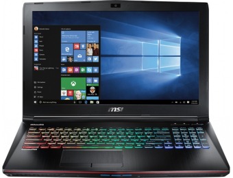 $350 off MSI 15.6" Laptop - Core i7, 16GB, 1TB, SSD, GeForce GTX 1060