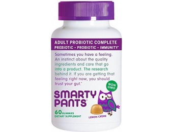 48% off SmartyPants Adult Probiotic & Prebiotic Immunity Gummies