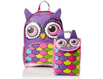 86% off Mystic Apparel Owl Critter Backpack with Lunch Kit