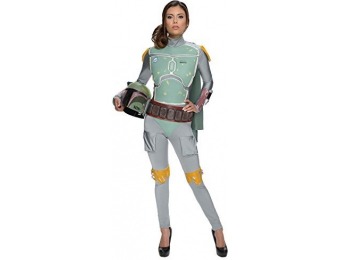 84% off Rubie's Star Wars Boba Fett Women's Deluxe Costume Jumpsuit