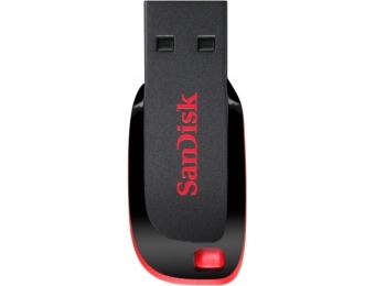 74% off SanDisk Cruzer Blade 32 GB USB 2.0 Flash Drive