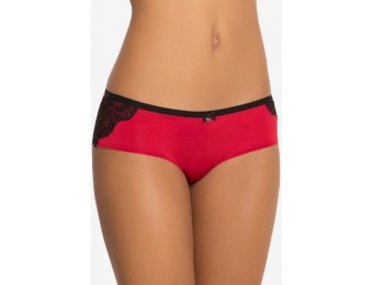 86% off Microfiber & Lace Cheekster Panty