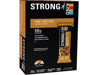 55% off STRONG & KIND Protein Bars, 12 Count