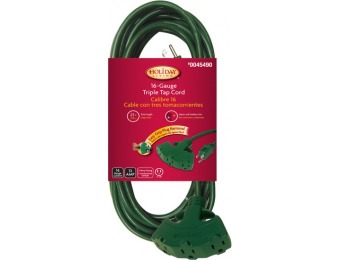 75% off PRIME 25' 13A 125V 3-Outlet Outdoor Extension Cord