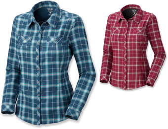 $42 off Mountain Hardwear Women's Trekkin Flannel Shirt