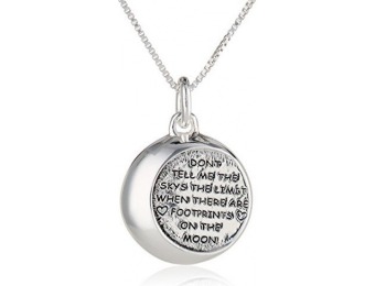 92% off Sterling Silver "...Footprints on the Moon" Necklace