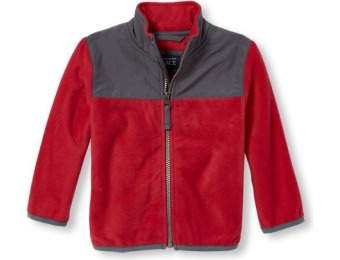 50% off Toddler Boys Long Sleeve Full-Zip Favorite Jacket - Red