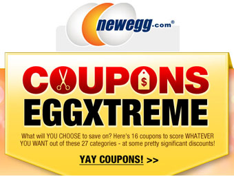 Newegg Coupons Eggxtreme Personalized Deals - You Choose What to Save On